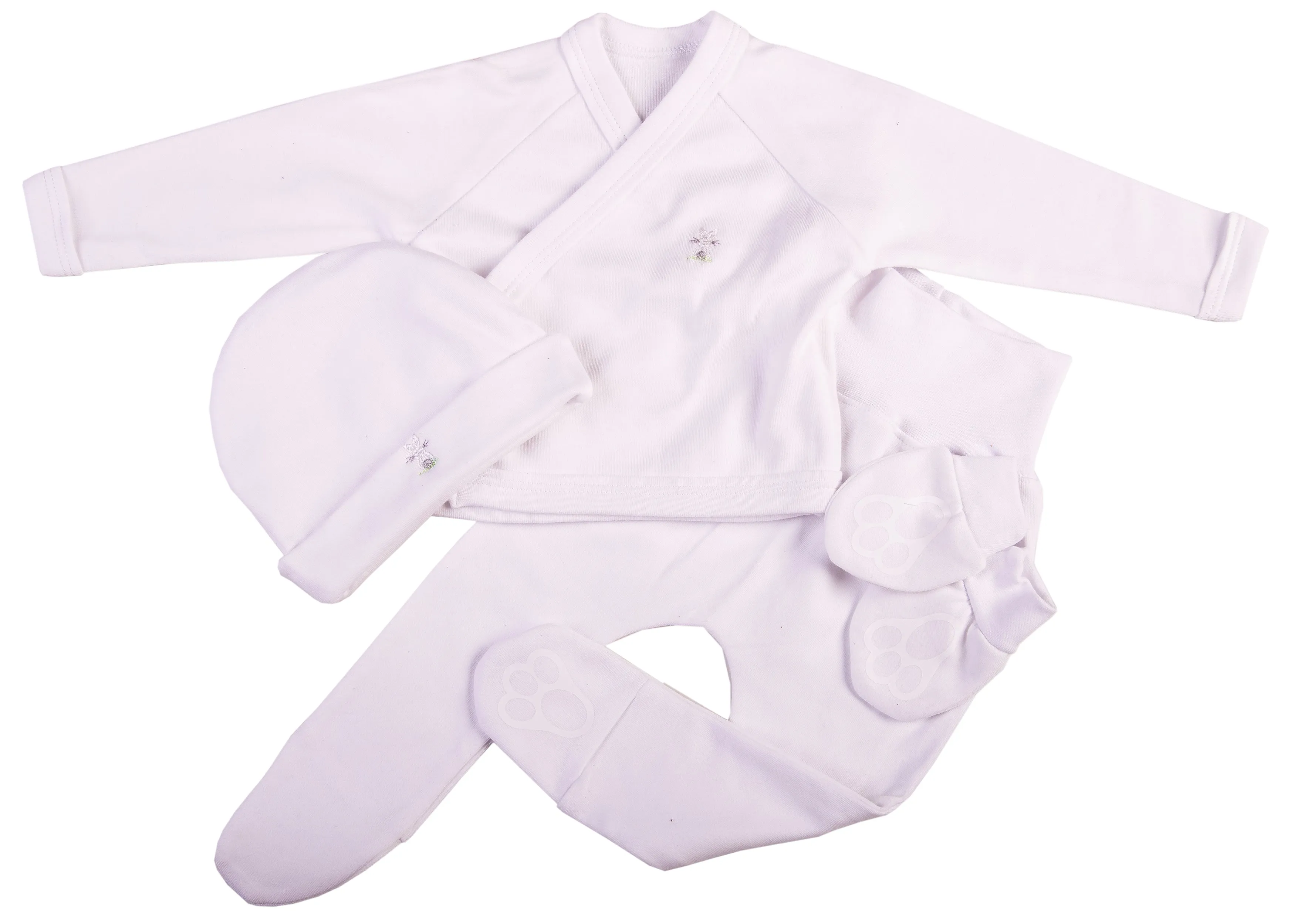 4 Piece Baby Bunny Layette Set