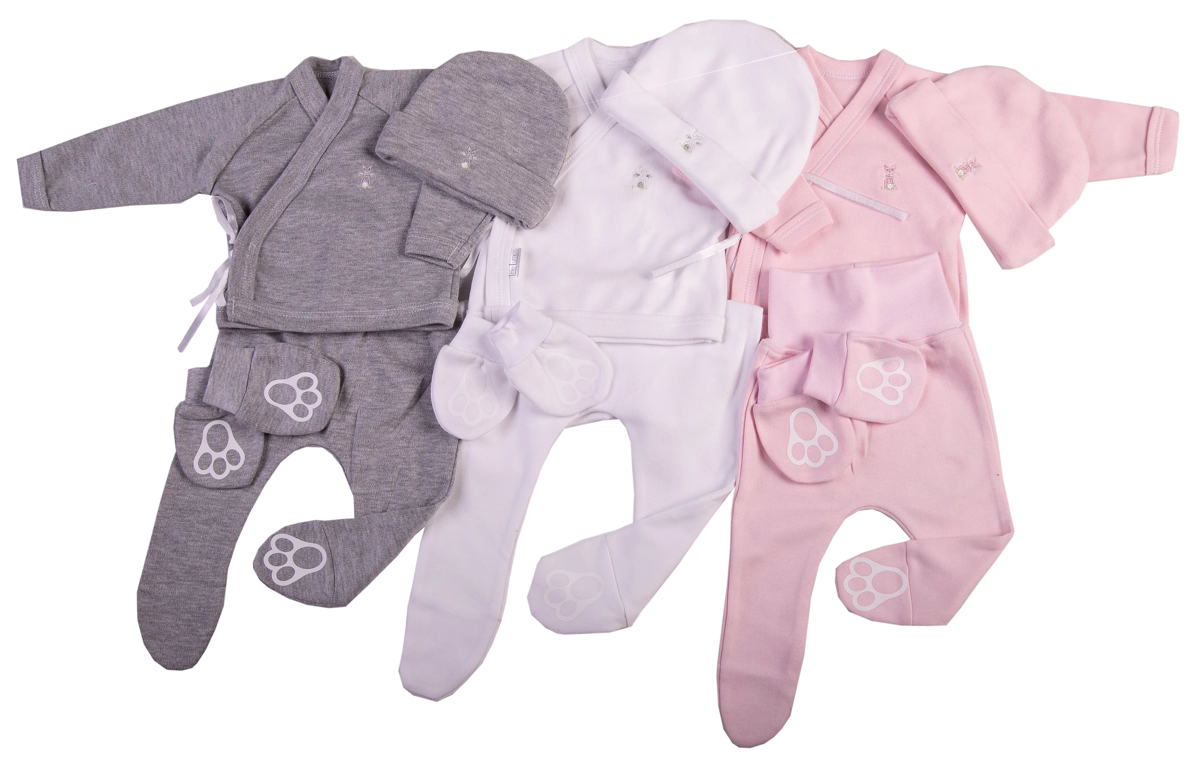 4 Piece Baby Bunny Layette Set