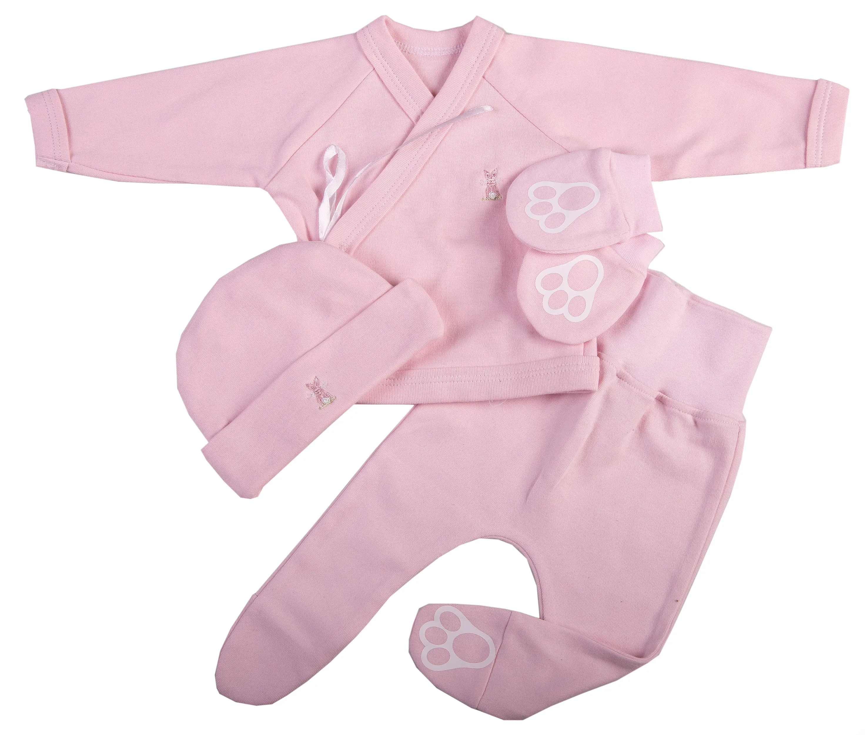 4 Piece Baby Bunny Layette Set