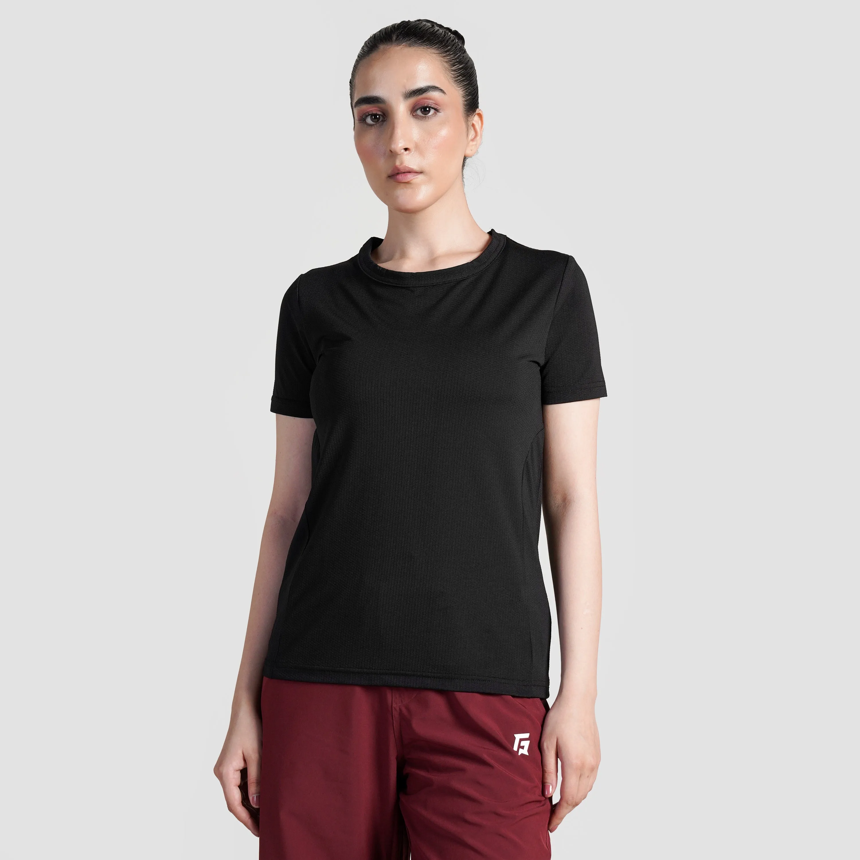 Air Flow Run Tee (Black)