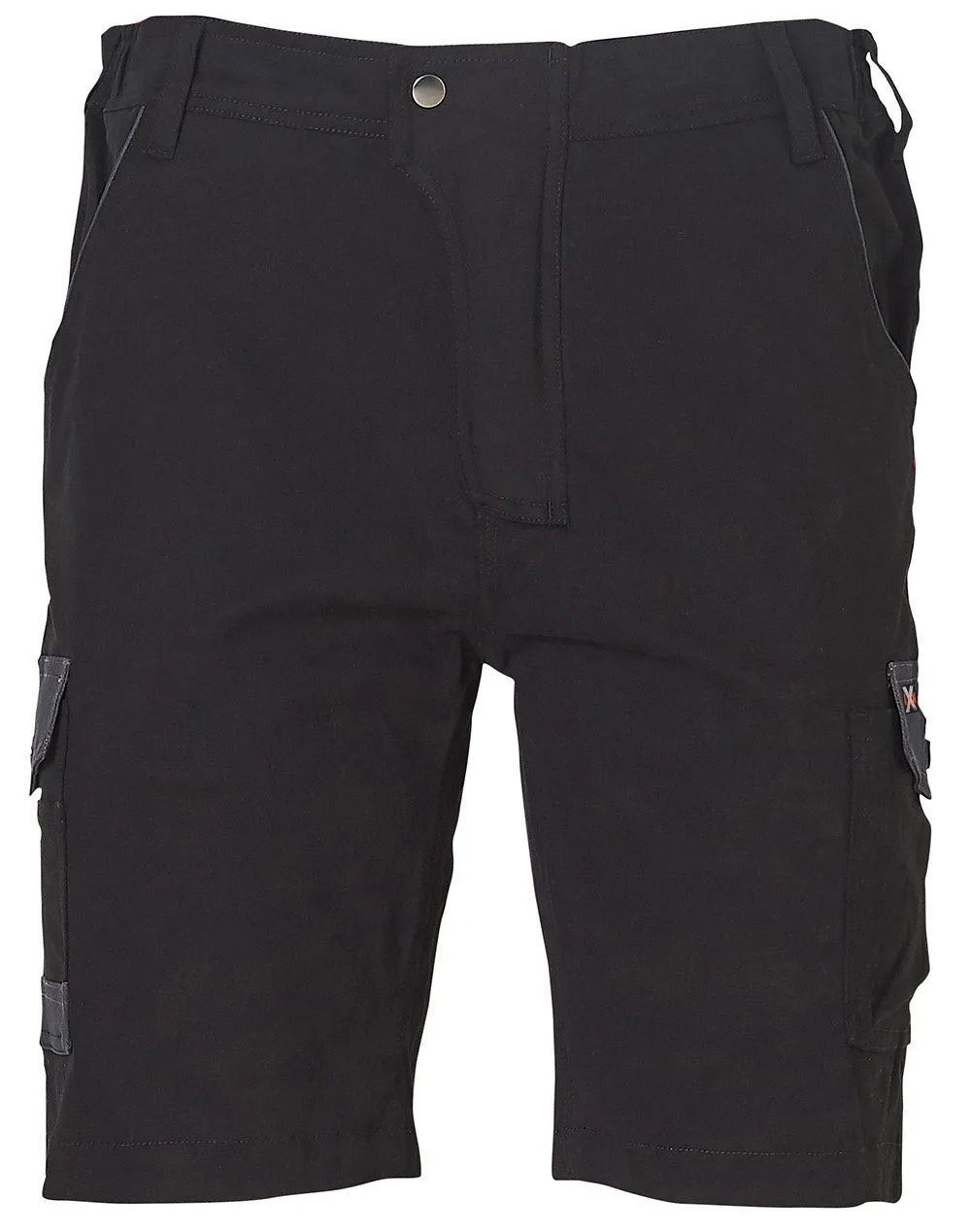 AIW - WP23 - MENS STRETCH CARGO WORK SHORTS WITH DESIGN PANEL TREATMENTS