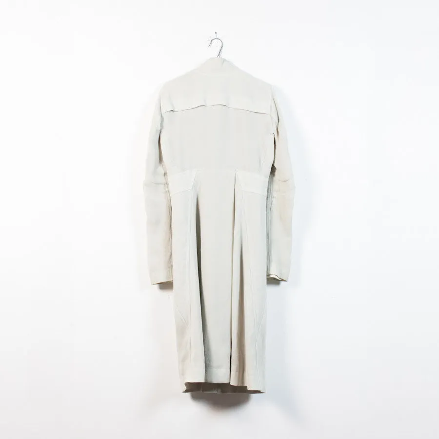 angled zip safari coat