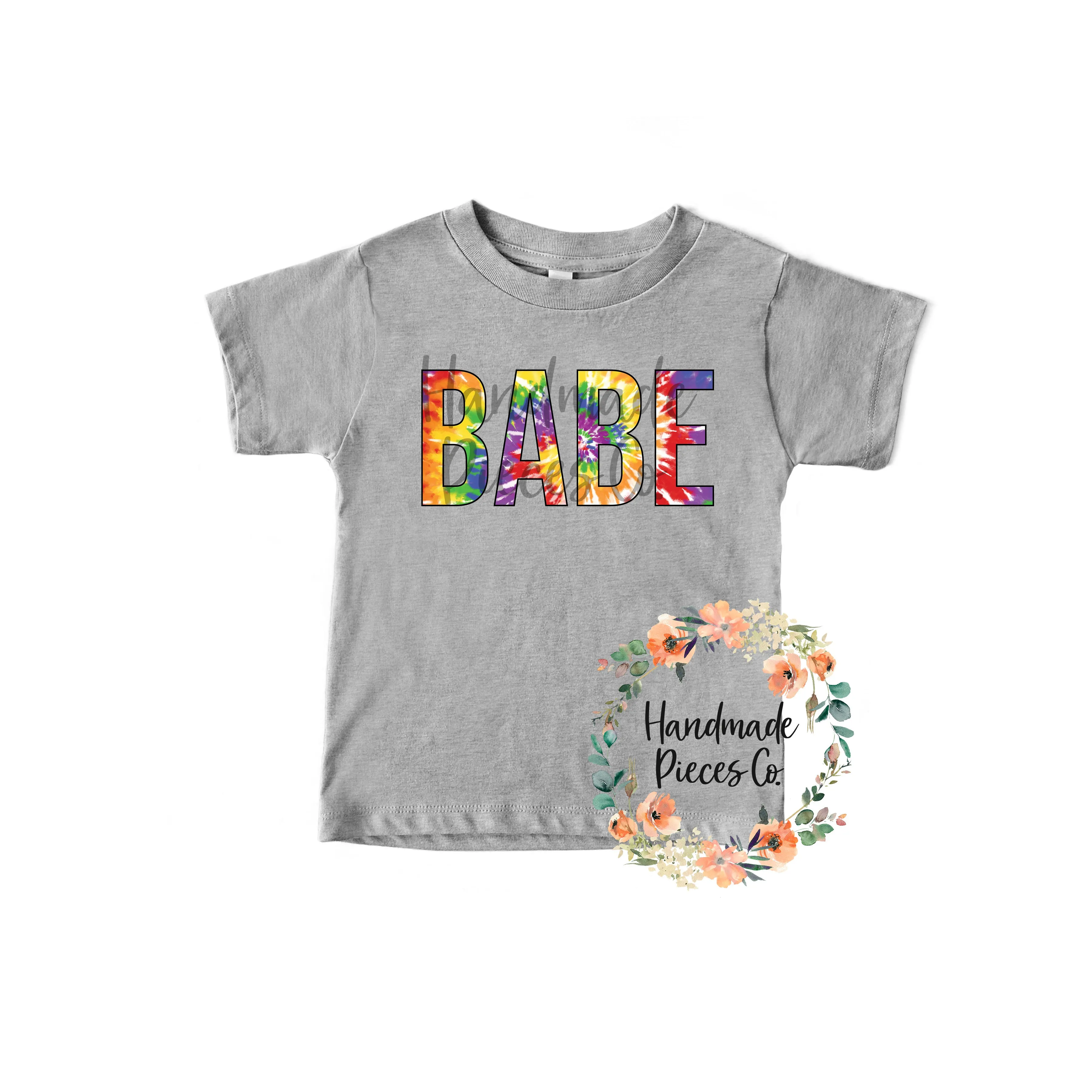 Babe, Tie Dye - Sublimation or HTV Transfer