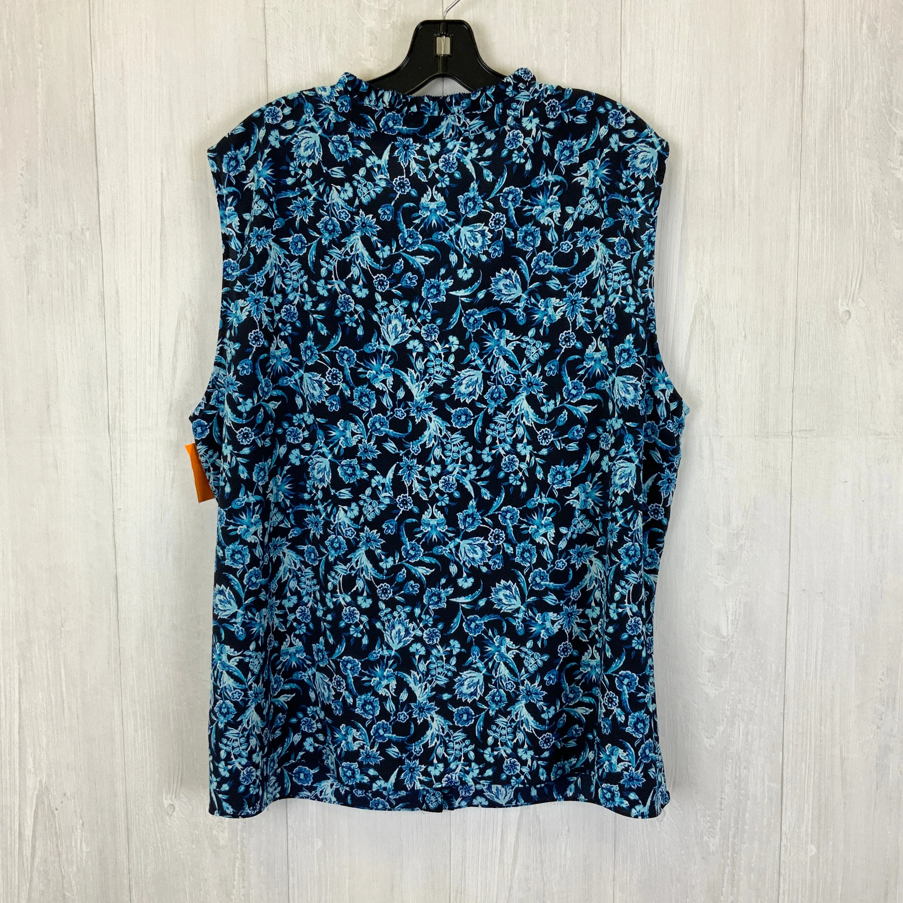 Black & Blue Top Sleeveless Jones New York, Size 3x