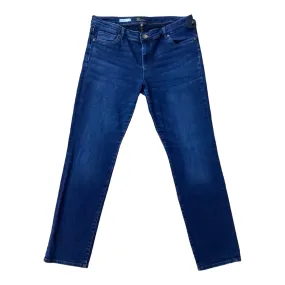 Blue Denim Jeans Boyfriend Kut, Size 14