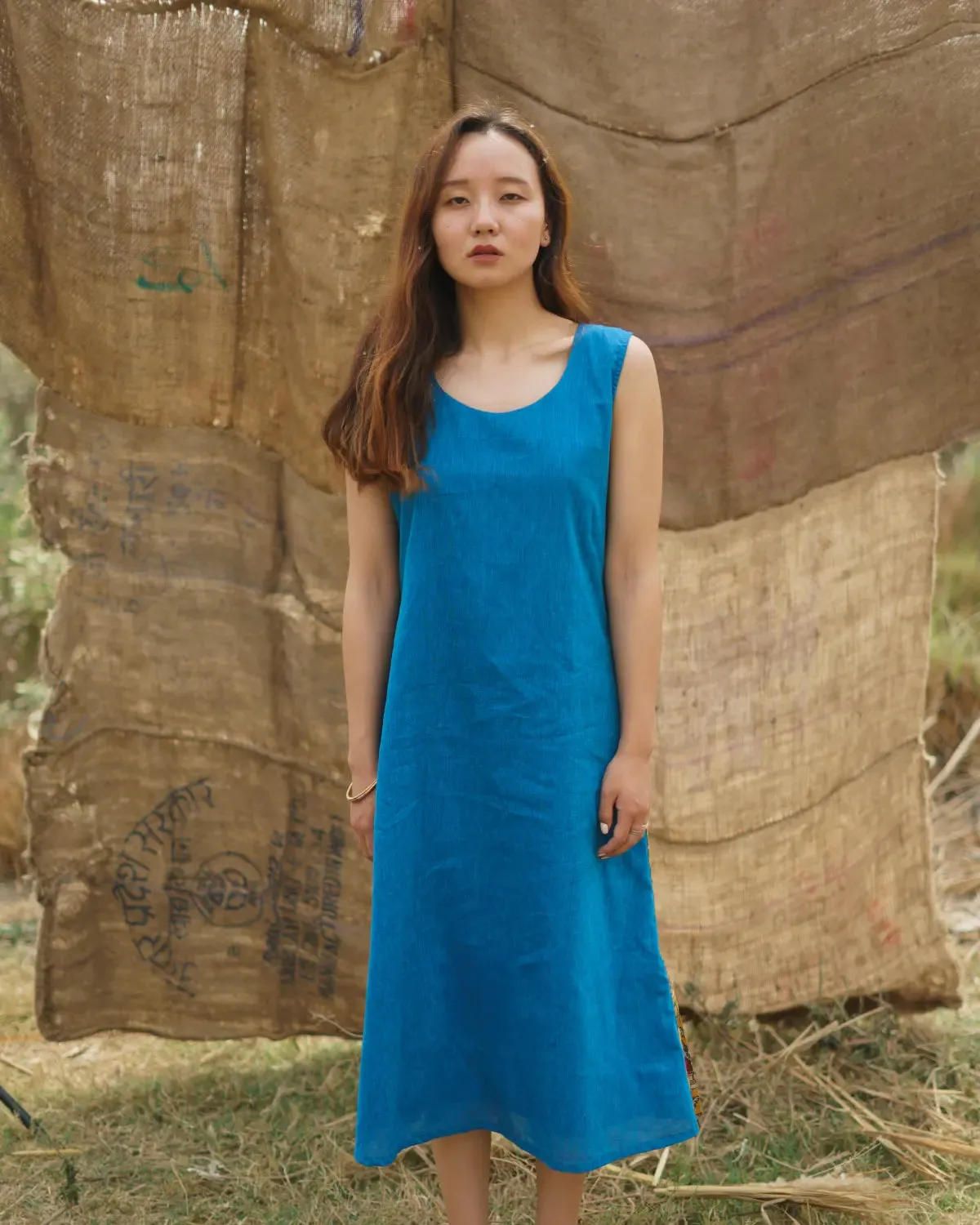 Blue Tijori Dress