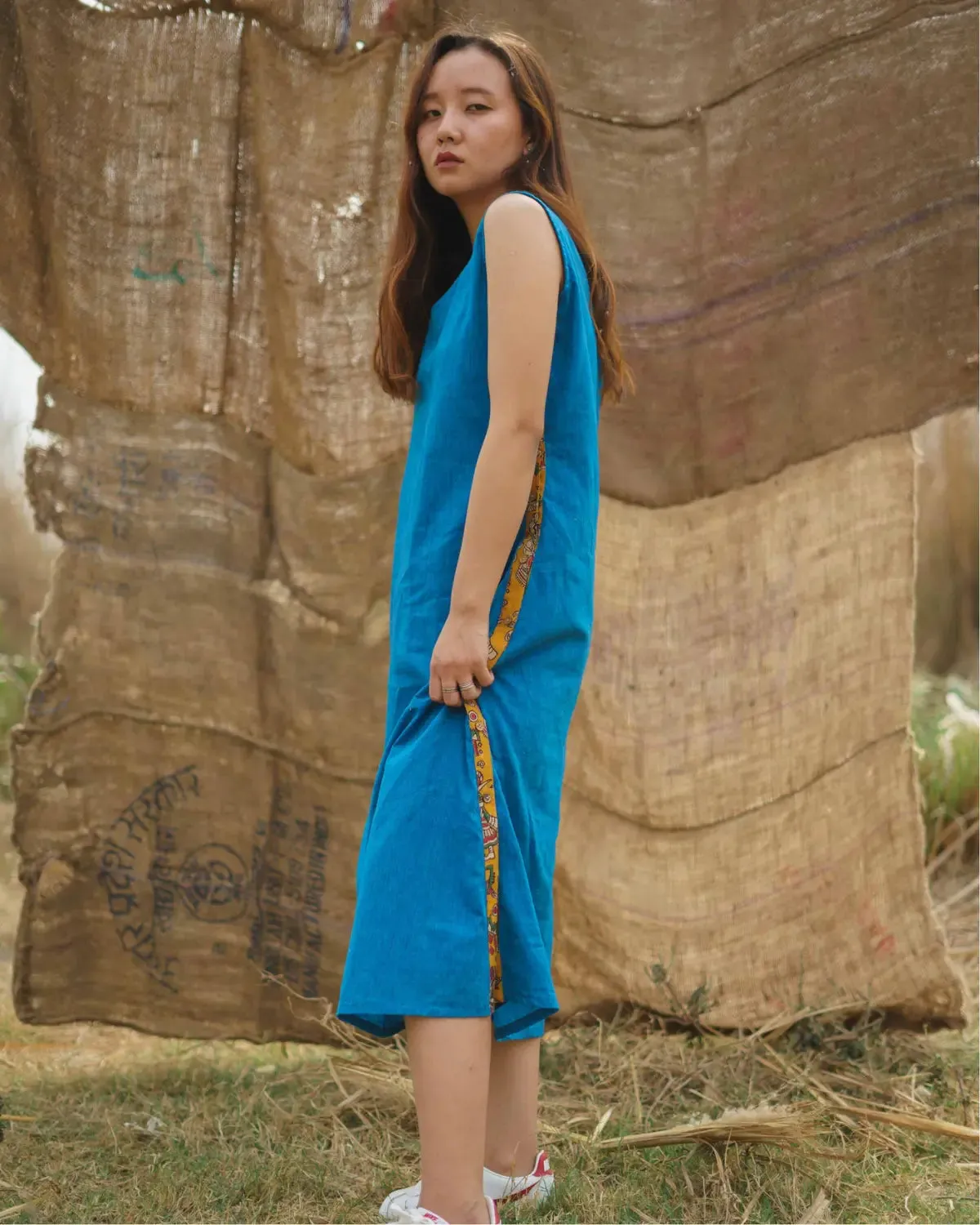 Blue Tijori Dress