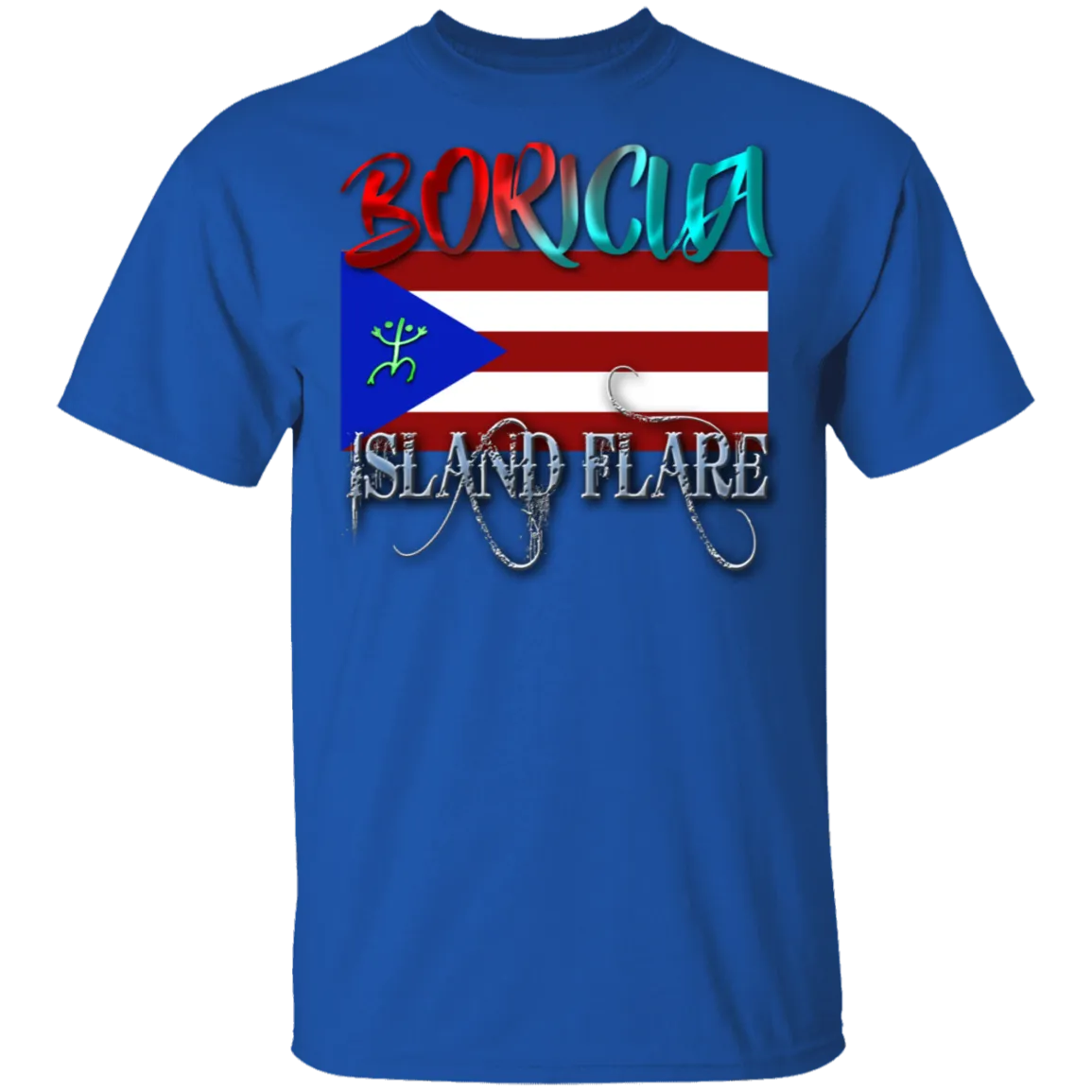 Boricua Island Flare 5.3 oz. T-Shirt