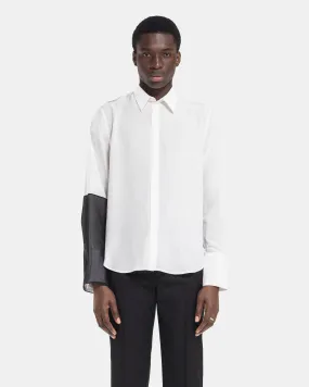 Combo Relaxed Shirt in White and Black