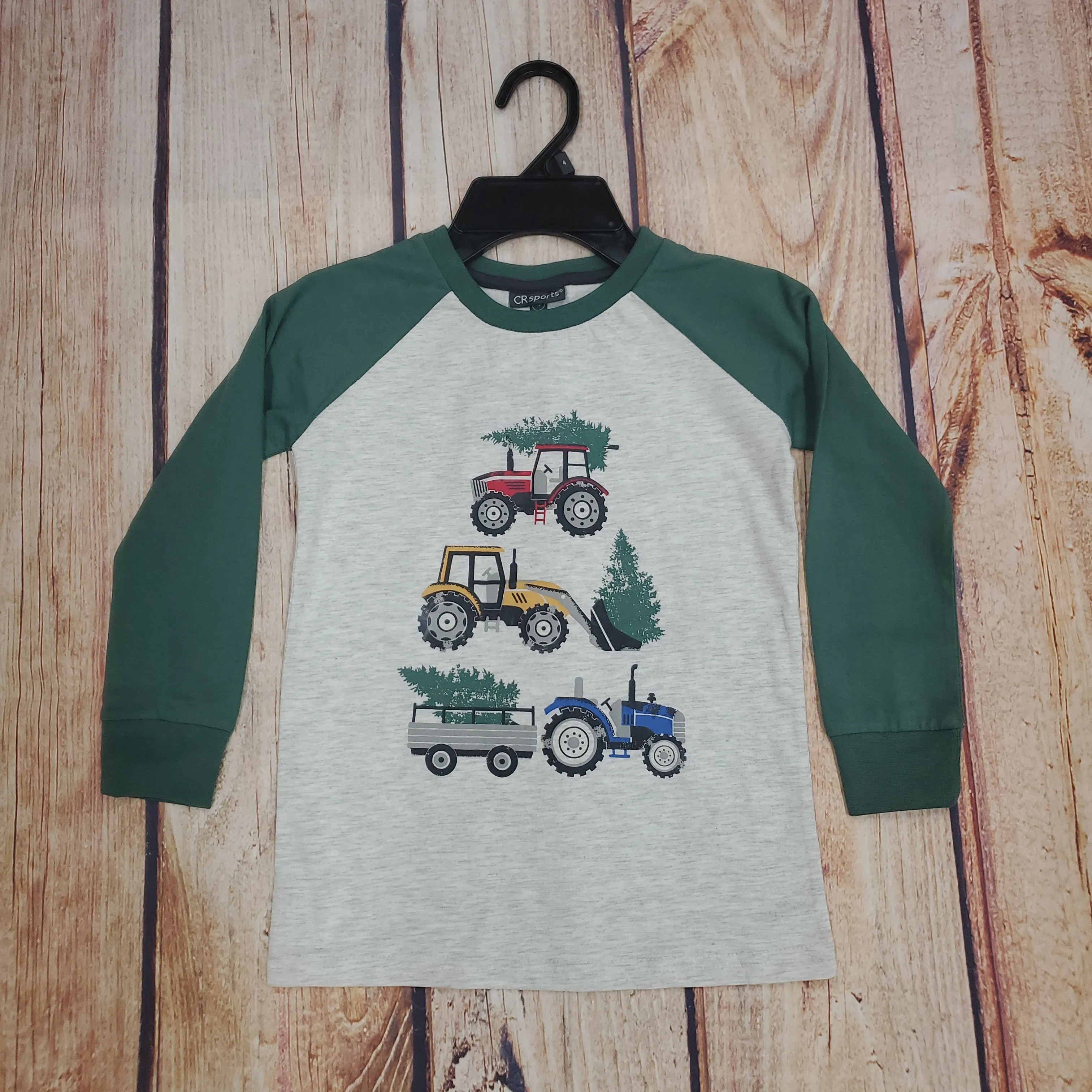 CR Sports Tractor Tree Stack Raglan Top