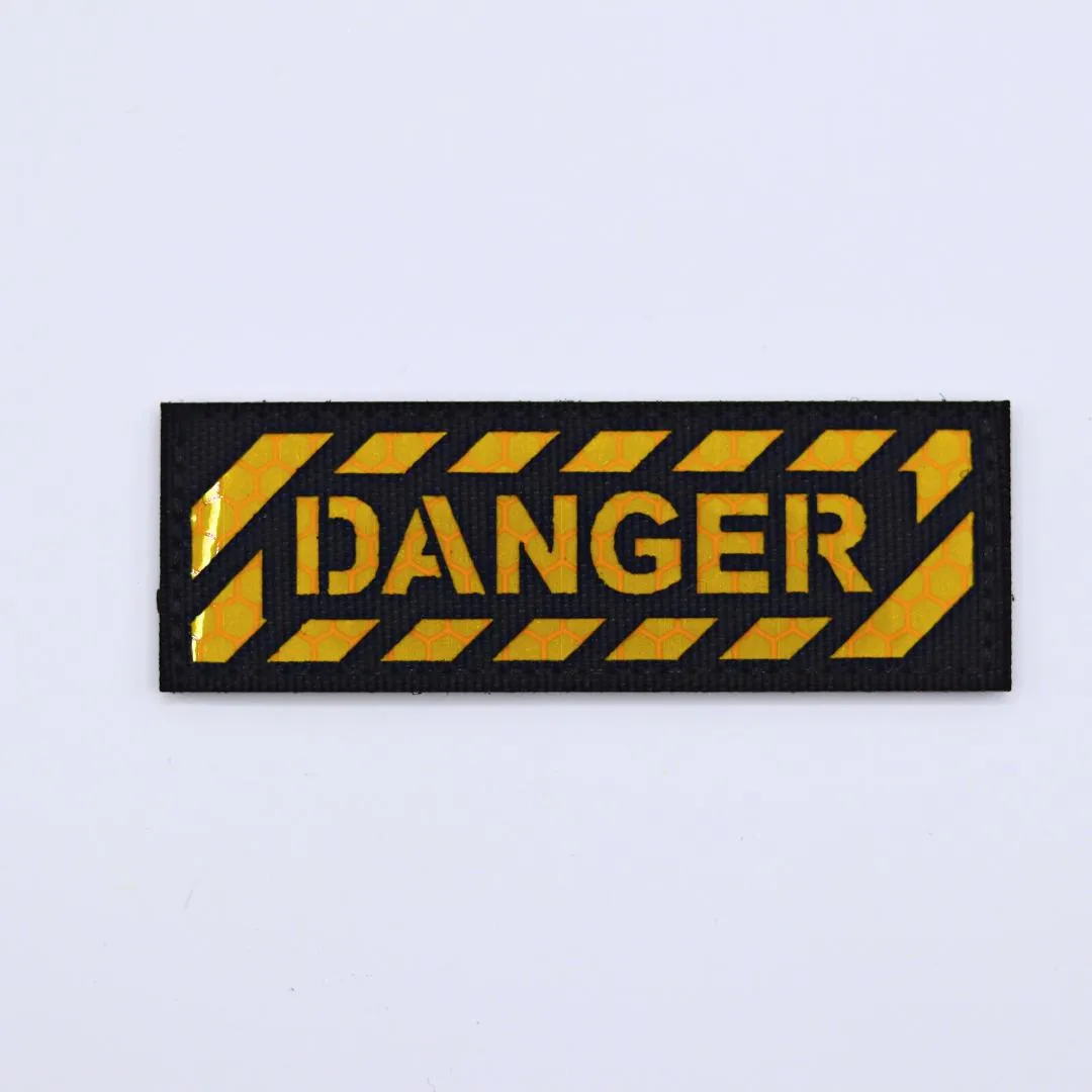 DANGER - Reflective Velcro Patch