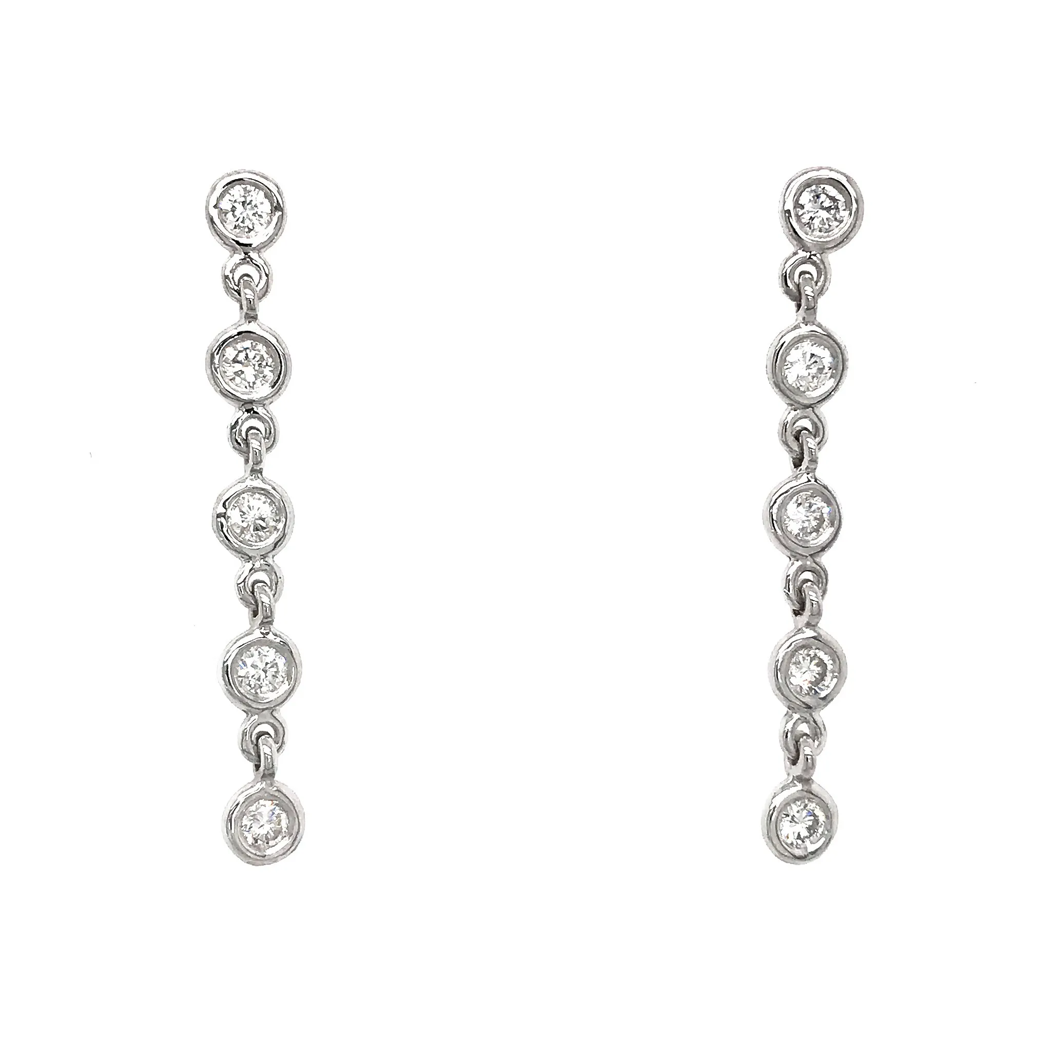 Diamond Drop Earrings