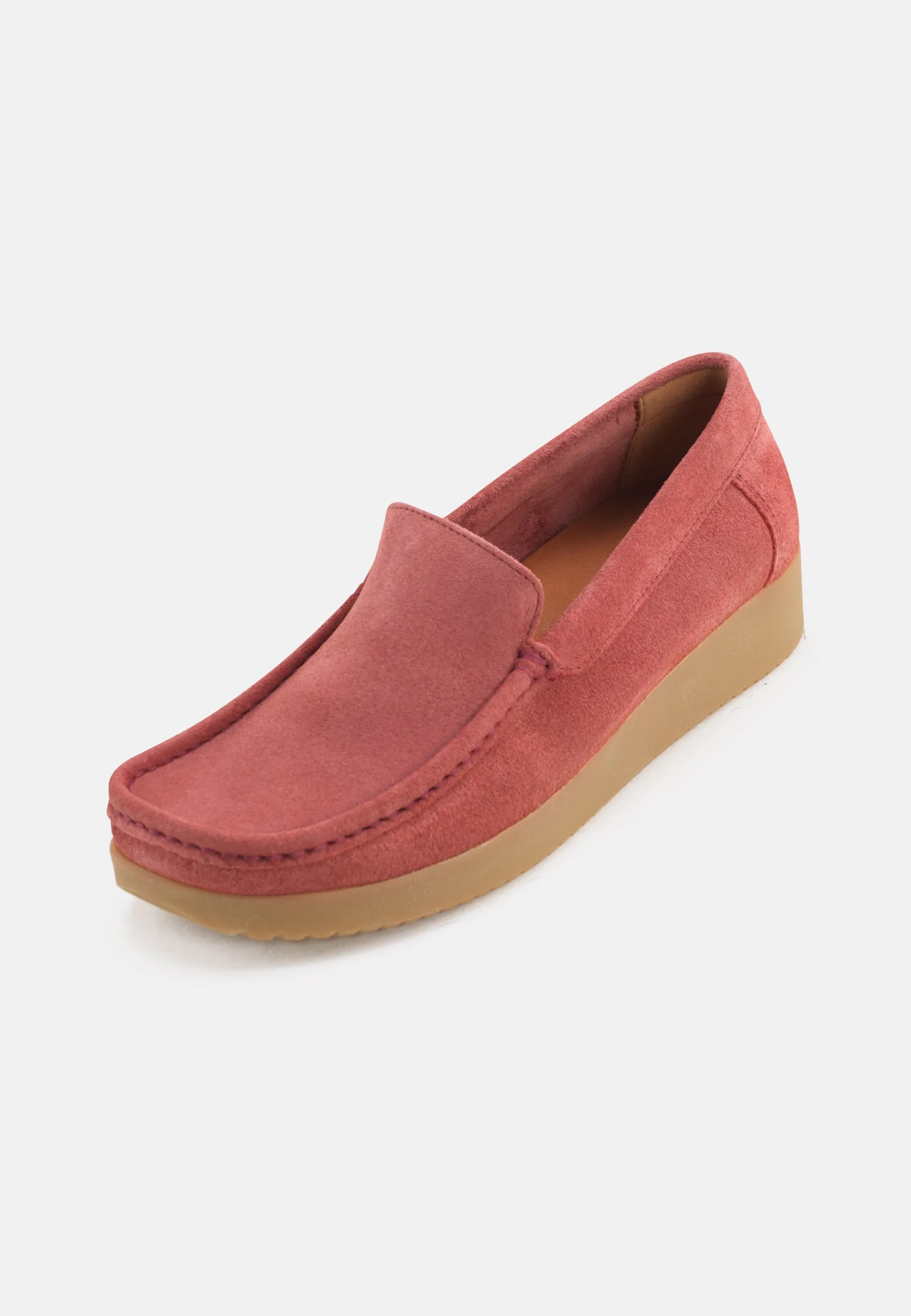 Elin Loafer Suede - Ruby