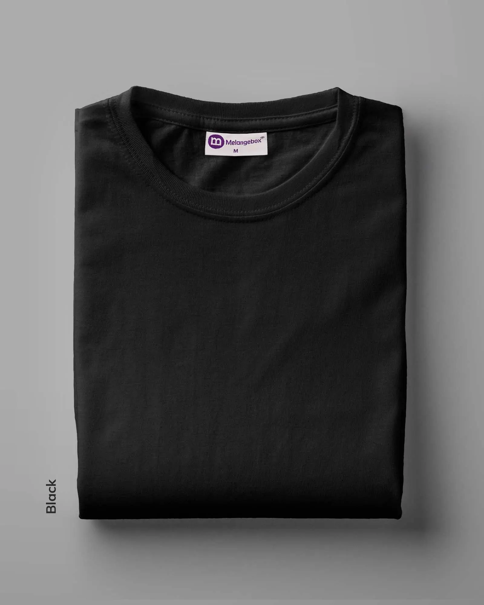 Full Sleeves Crew Neck: Forever Black