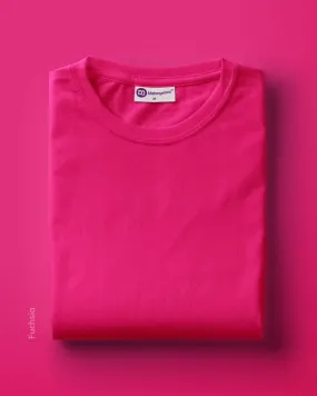 Full Sleeves Crew Neck: Fuchsia