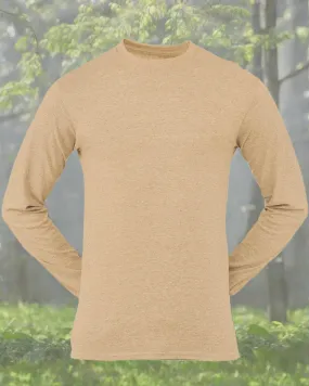 Full Sleeves Crew Neck: Sepia Melange