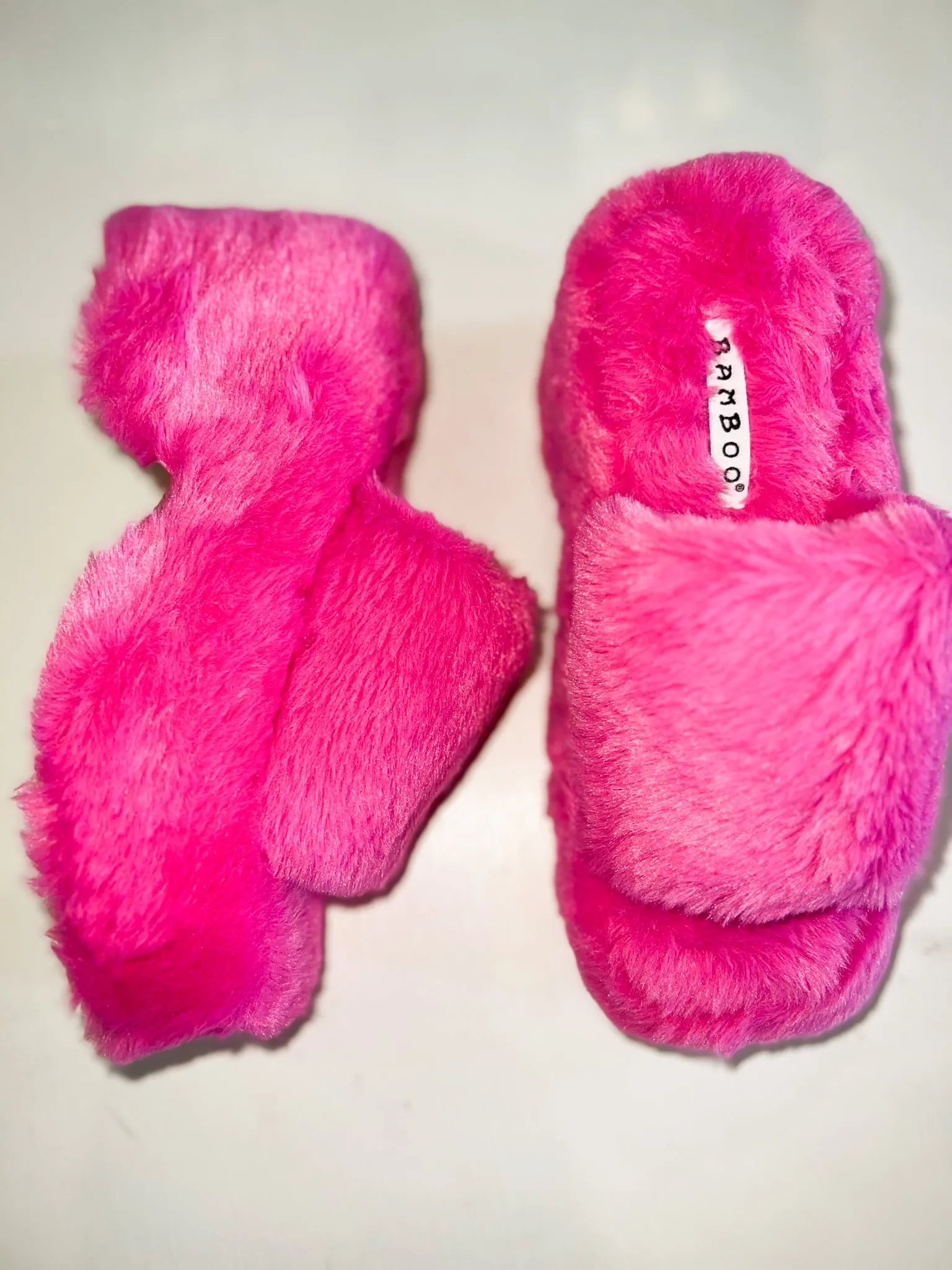 Fur Barbie Platform Wedges