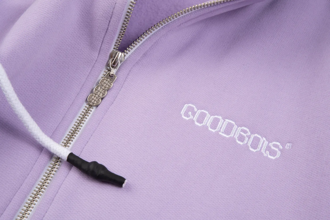 Goodbois Solar Zip Hoodie Lilac