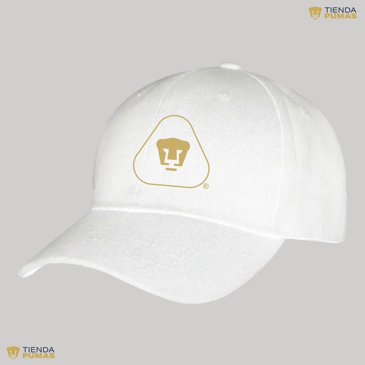 Gorra Pumas UNAM Hombre Mujer Ajustable Emblema Dorado 6 Vinil