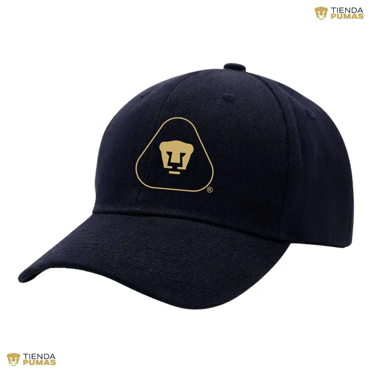 Gorra Pumas UNAM Hombre Mujer Ajustable Emblema Dorado 6 Vinil