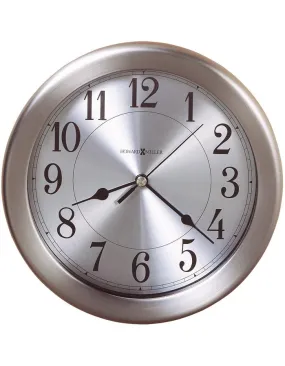 Howard Miller Pisces Wall Clock - Silver-Tone Dial - Nickel Finish - Wall Mount