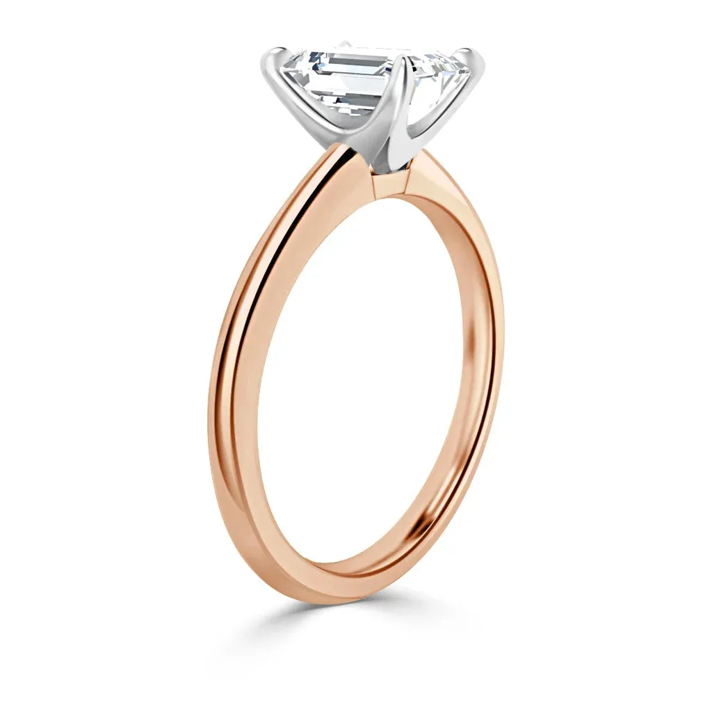 Isabel - 18ct Rose Gold - Emerald