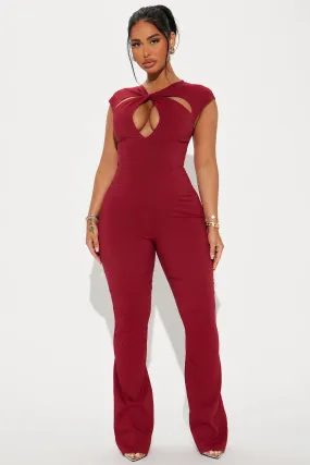 Kalany Jumpsuit - Burgundy