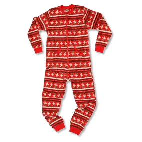 Kids Zip Christmas Onesie