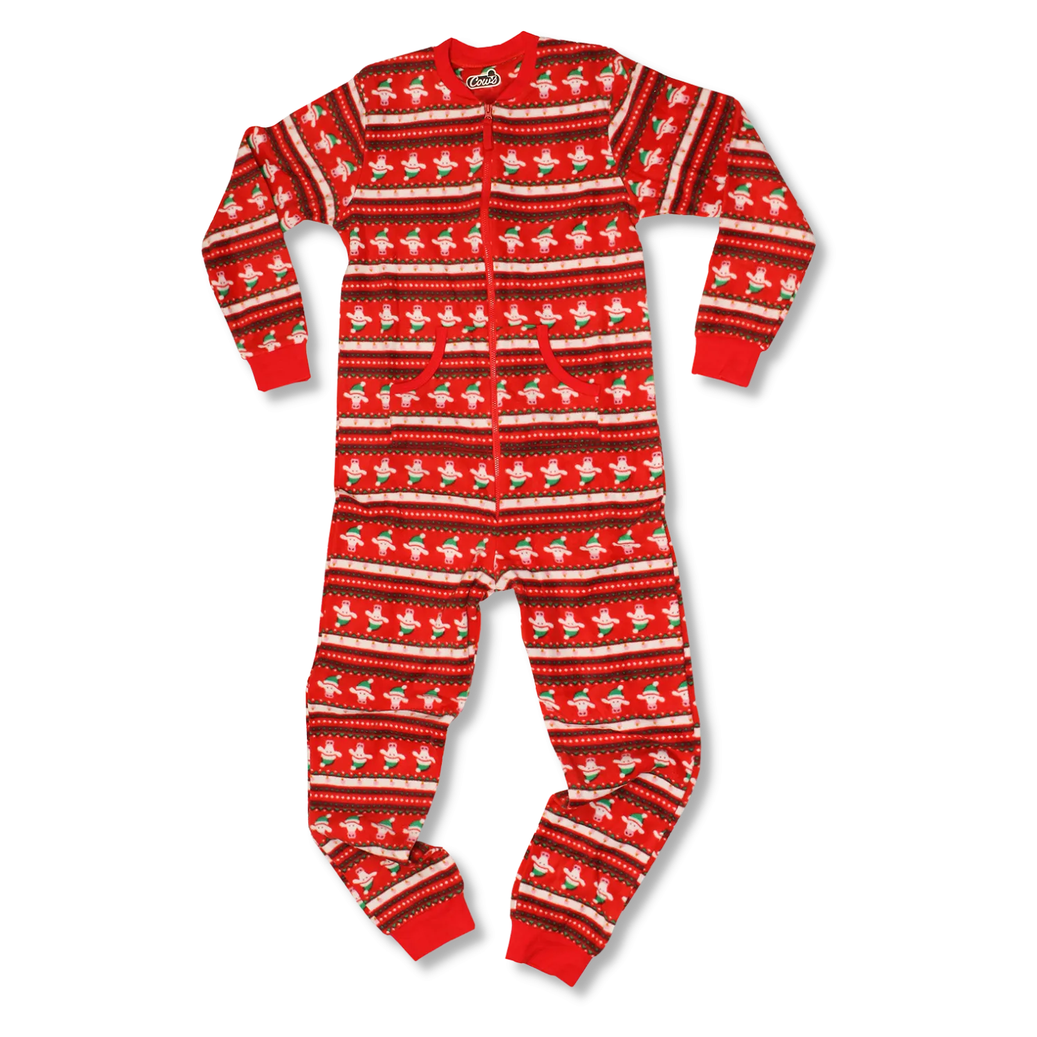 Kids Zip Christmas Onesie