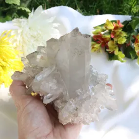 Large Grade A Lithium Quartz Self- Healed Cluster ~ Amazing Clarity and Clusters ~ Locale Brazil