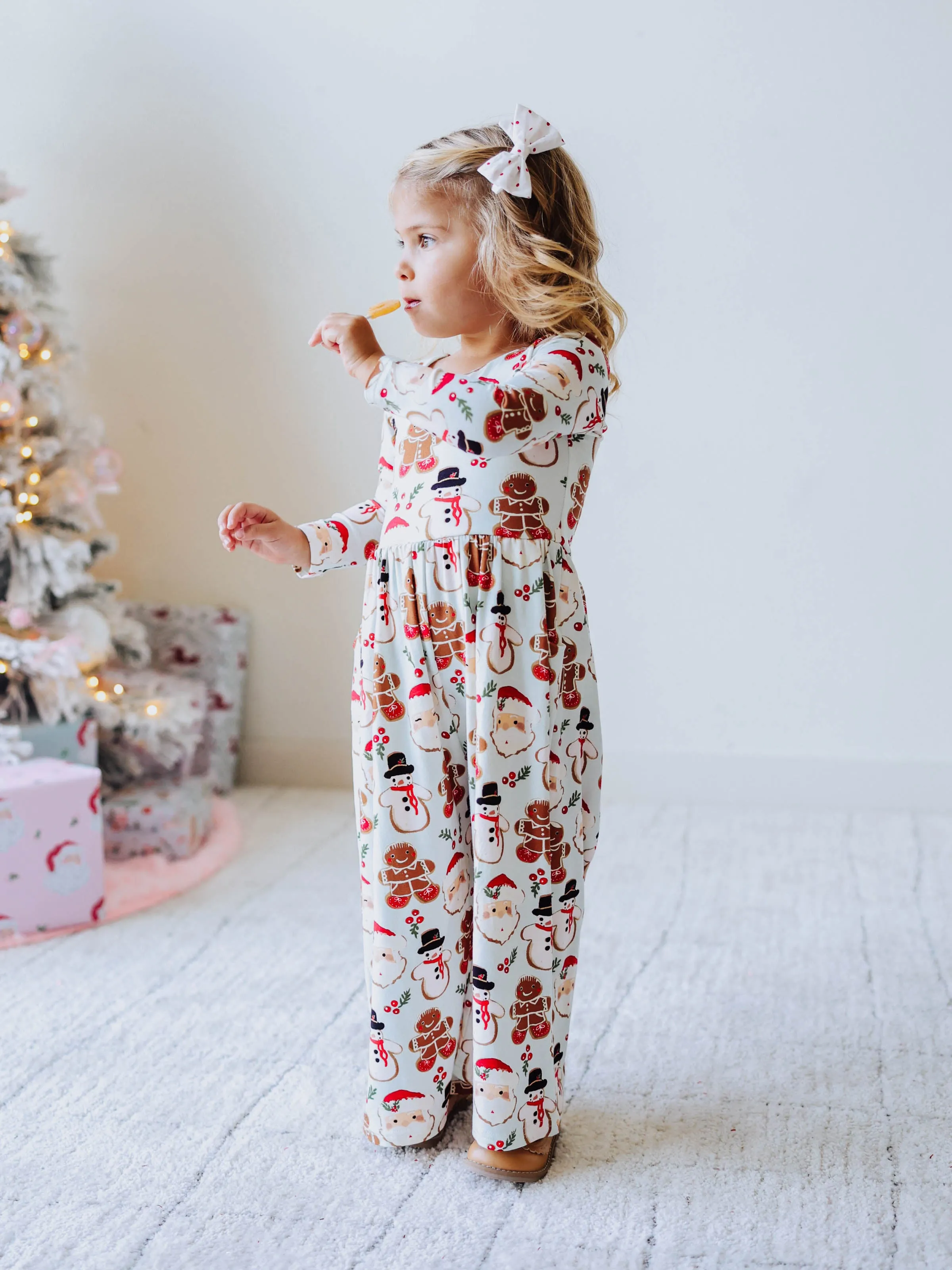 Leggy Romper - Christmas Cookies