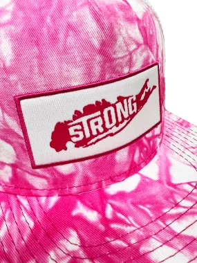 Long Island Strong Hot Pink Tie Dye Snapback