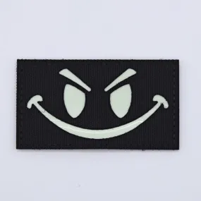 Mean Smile - Glow in the Dark Velcro Patch