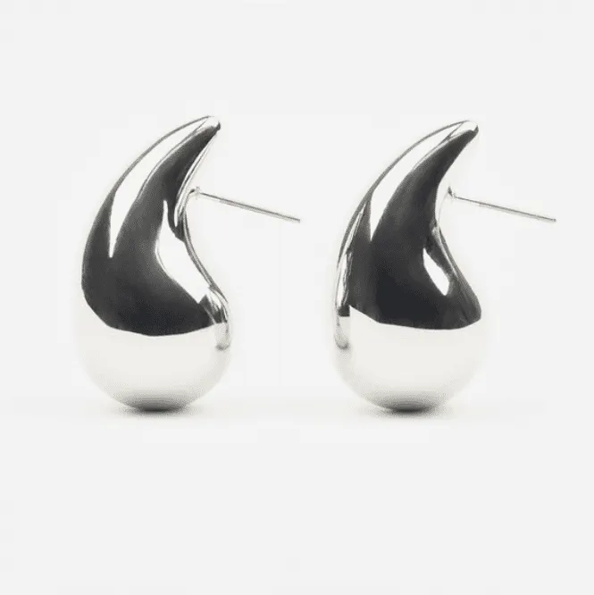 Mega Tear Drop Hoopish Earring