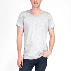 Men's Organic Crew Neck T-shirt Grey Marle