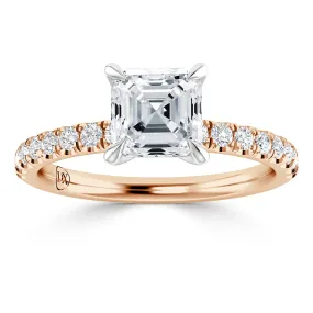 Millie - 18ct Rose Gold - Asscher