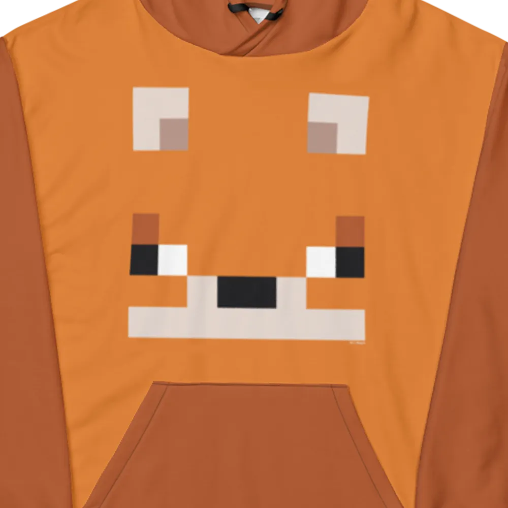 Minecraft Fox Adult Pullover Hoodie