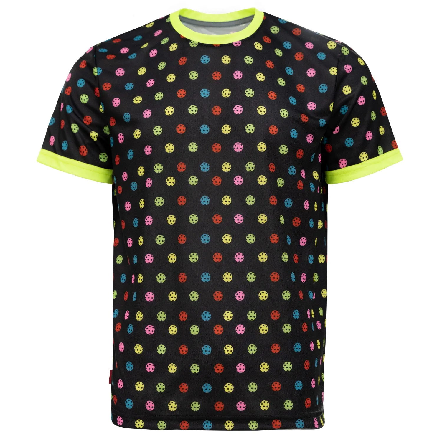 Neon Black Performance Pickleball T-Shirt