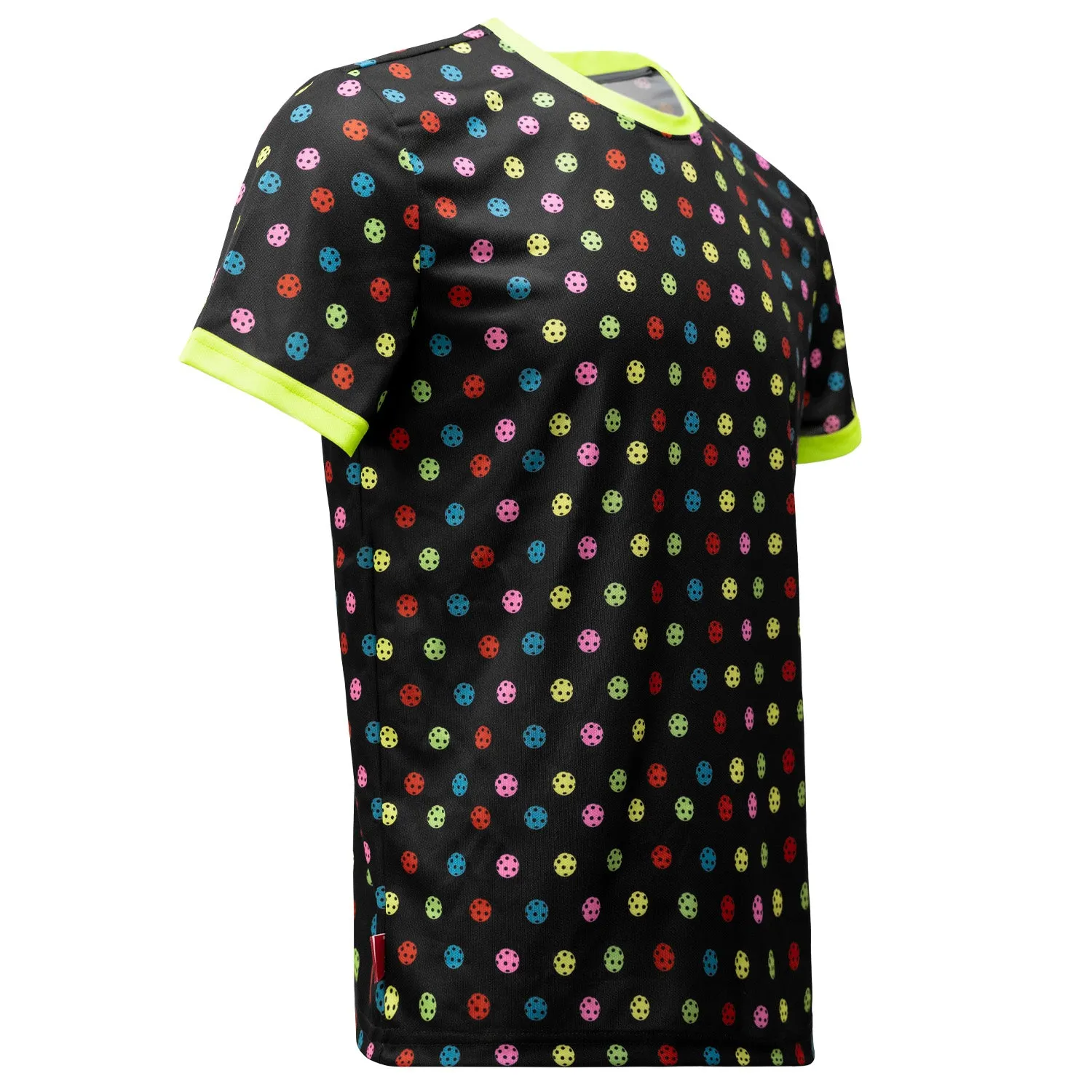 Neon Black Performance Pickleball T-Shirt