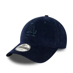 NEW ERA LA Dodgers Cord Navy 9FORTY Adjustable Cap