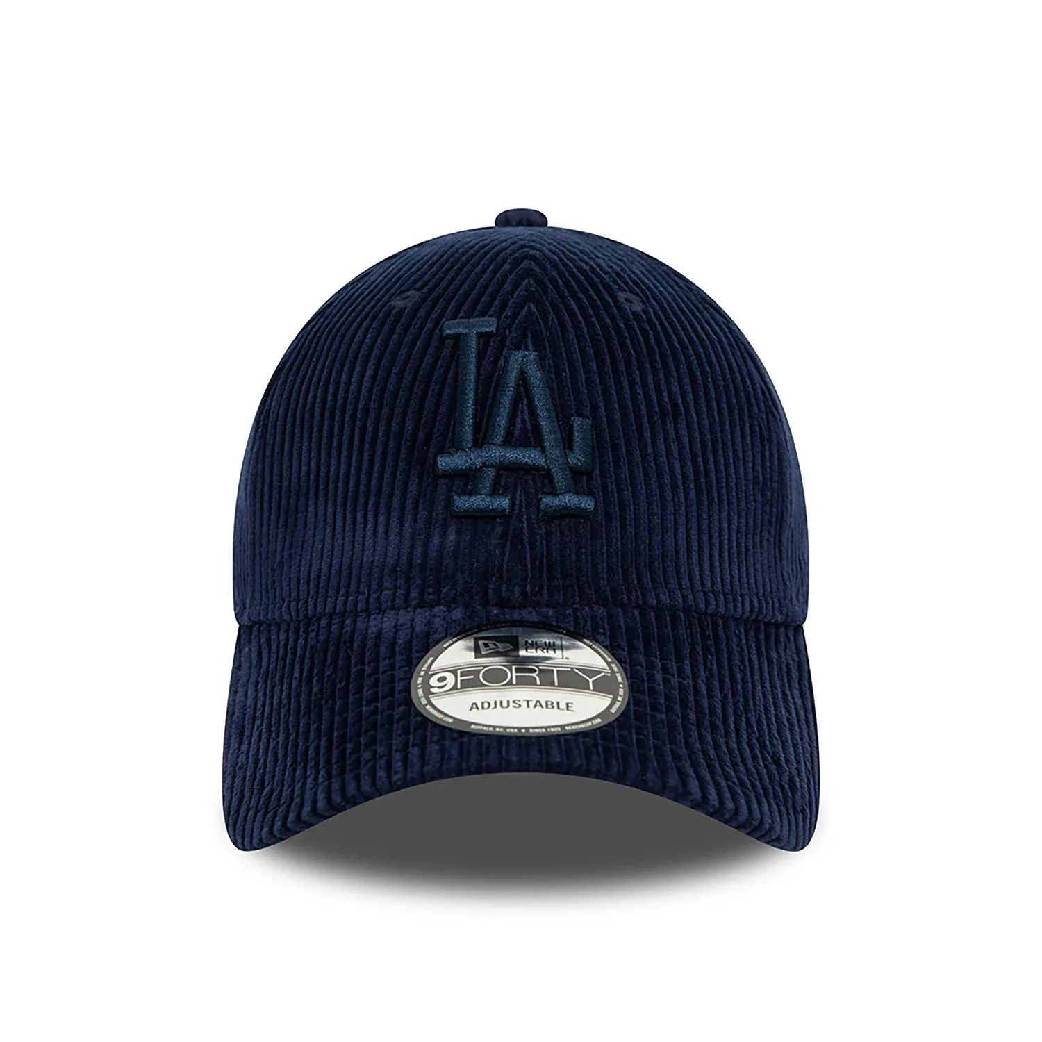 NEW ERA LA Dodgers Cord Navy 9FORTY Adjustable Cap