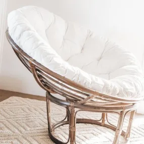 Papasan cane chair