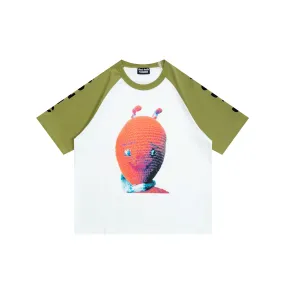 Pleasures x Sonic Youth Mens Alien Raglan SS Tee