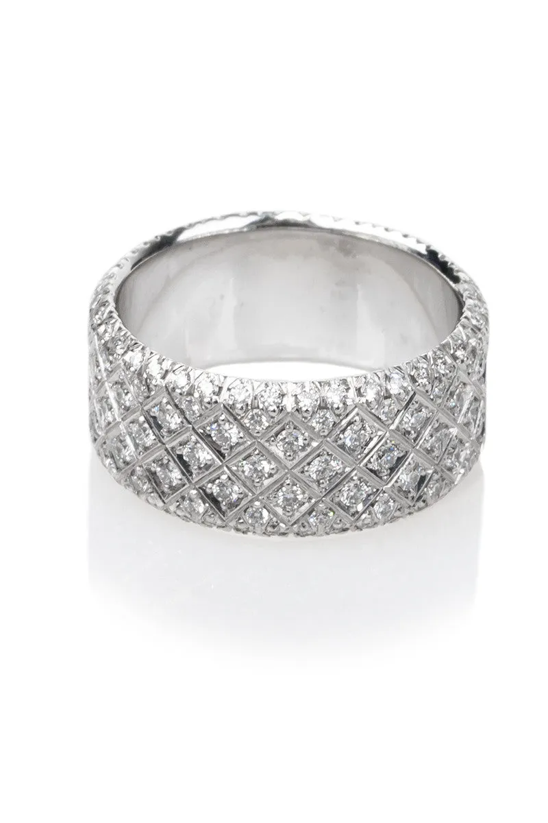 Rahaminov Wide Pave Diamond Band