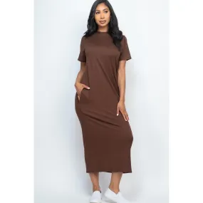 Side Pocket Tee Dress