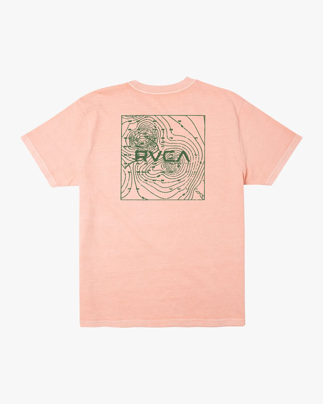 Topographic Tee - Peach