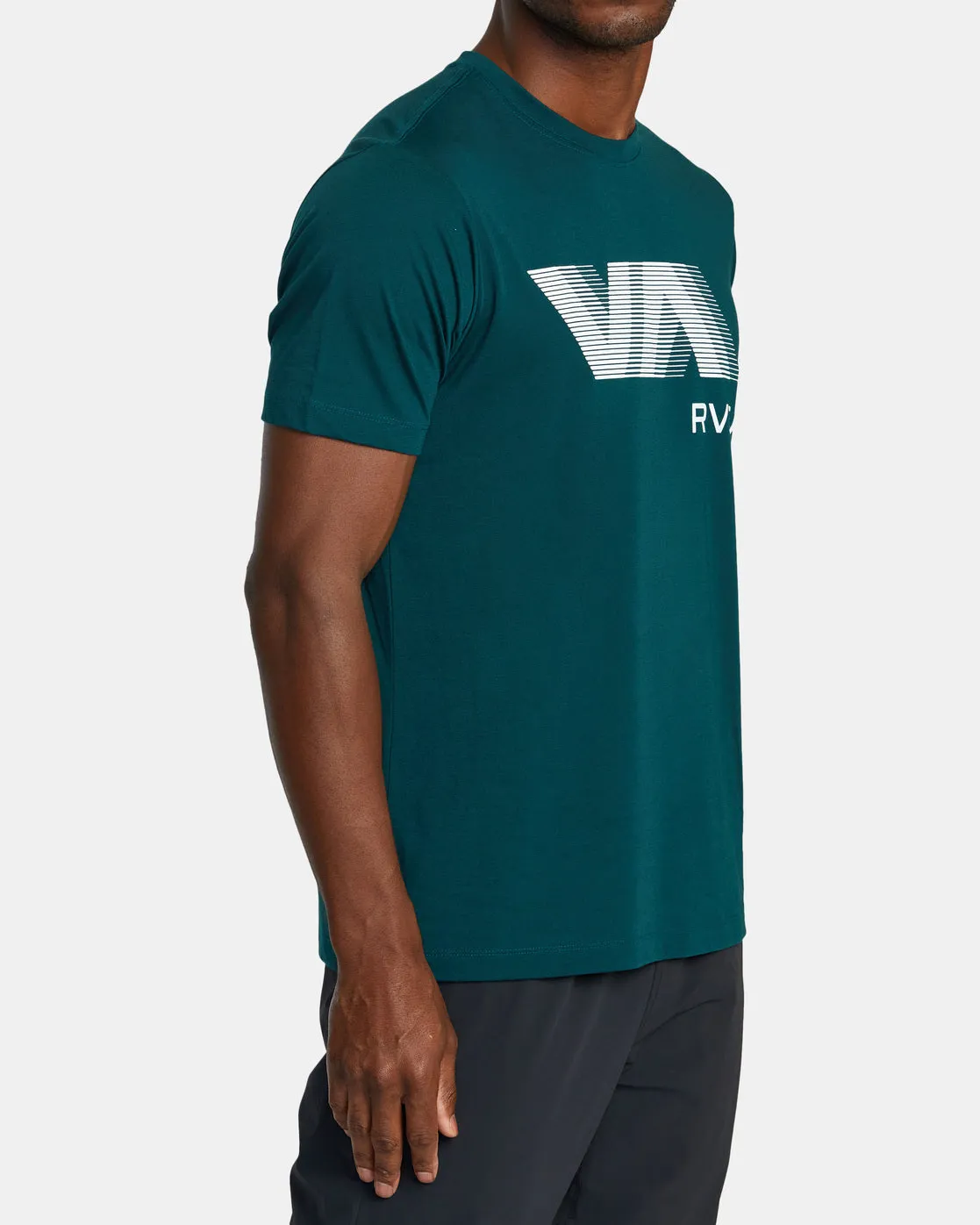 VA RVCA Blur Tee - Deep Sea