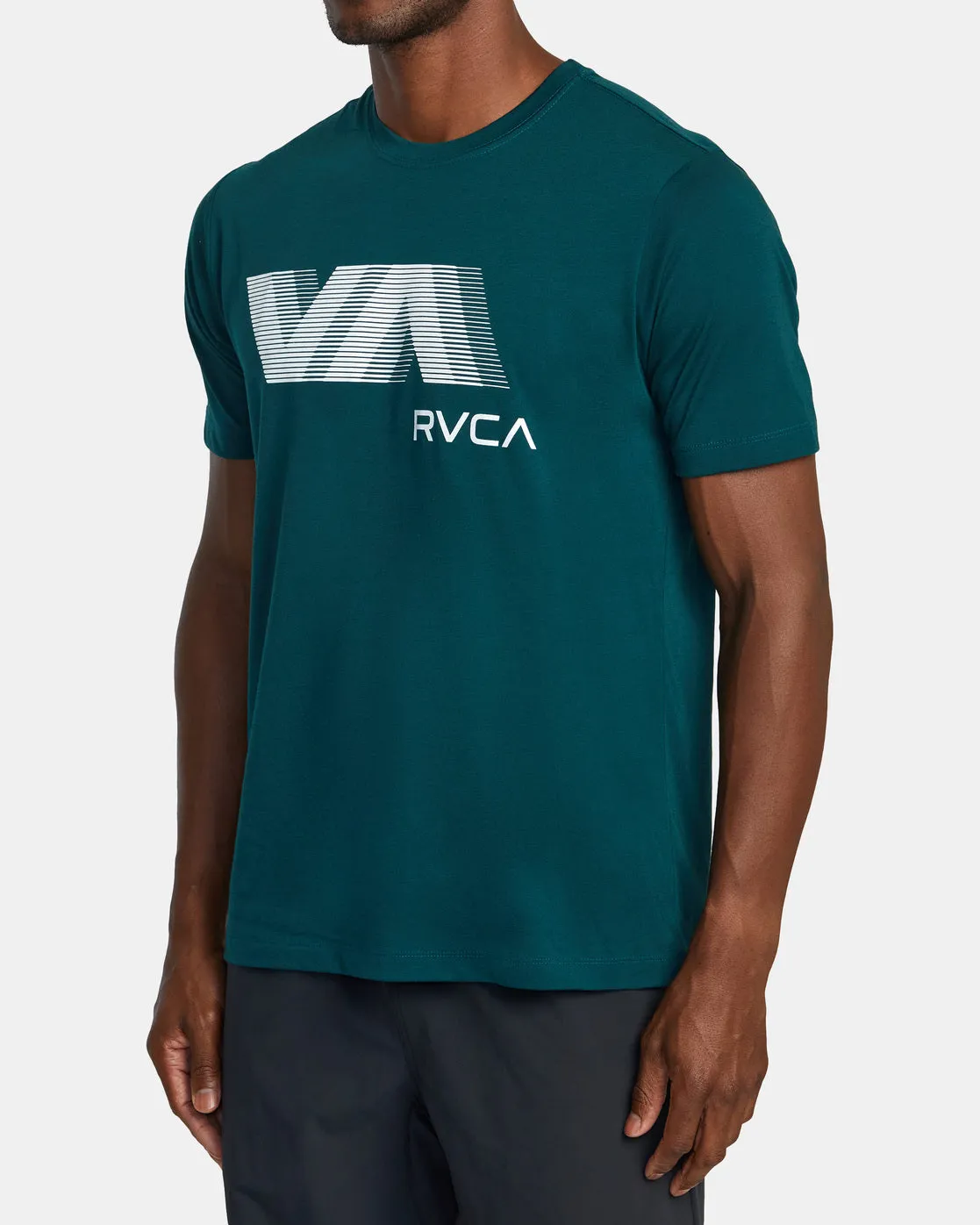 VA RVCA Blur Tee - Deep Sea