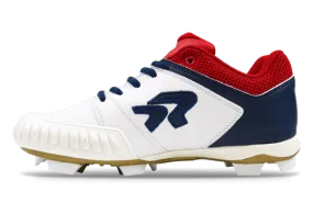 Women's Flite American Spirit Softball Cleats with Pitching Toe